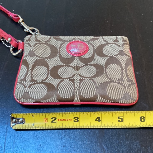 Pink Coach Wristlet Wallet - Picture 2 of 7